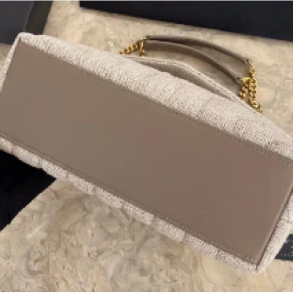 Linen Chevron Bag - Picture 4 of 4